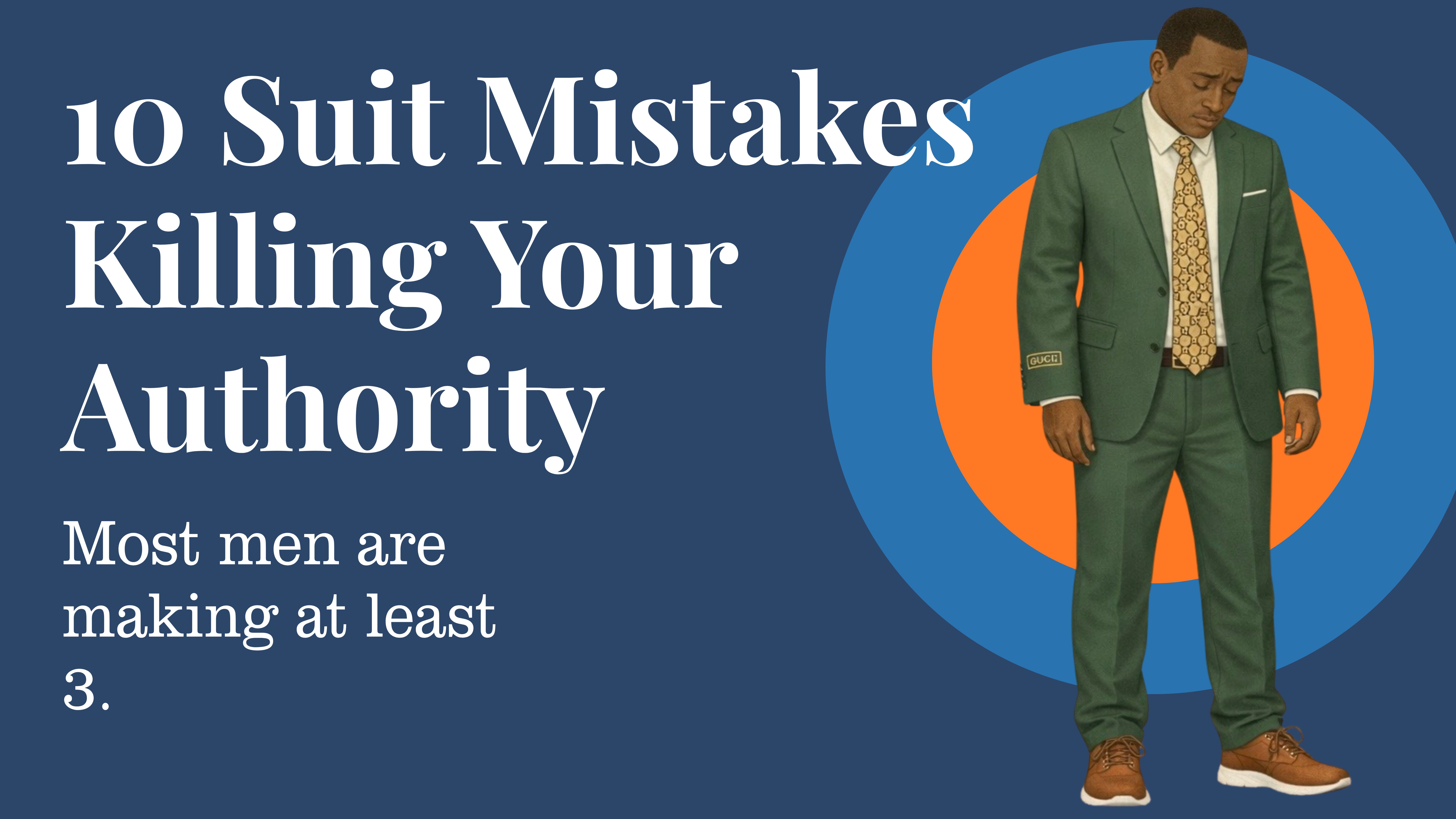 10 Suit Mistakes Killing Your Authority